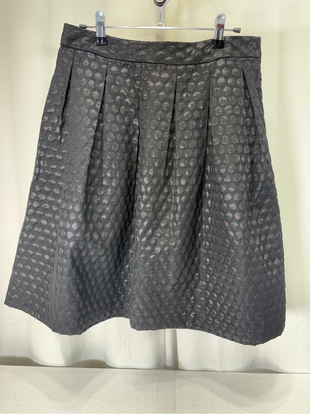 Elle Charcoal Textured A-Line Skirt 3664